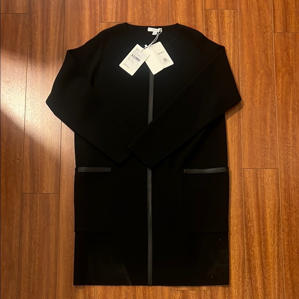 NWT MAXMARA Black Long Sleeve dress